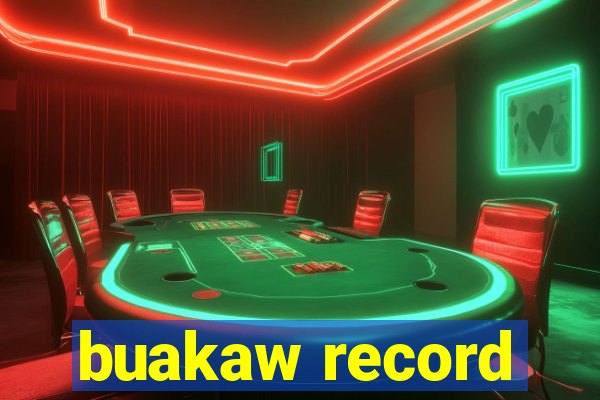 buakaw record